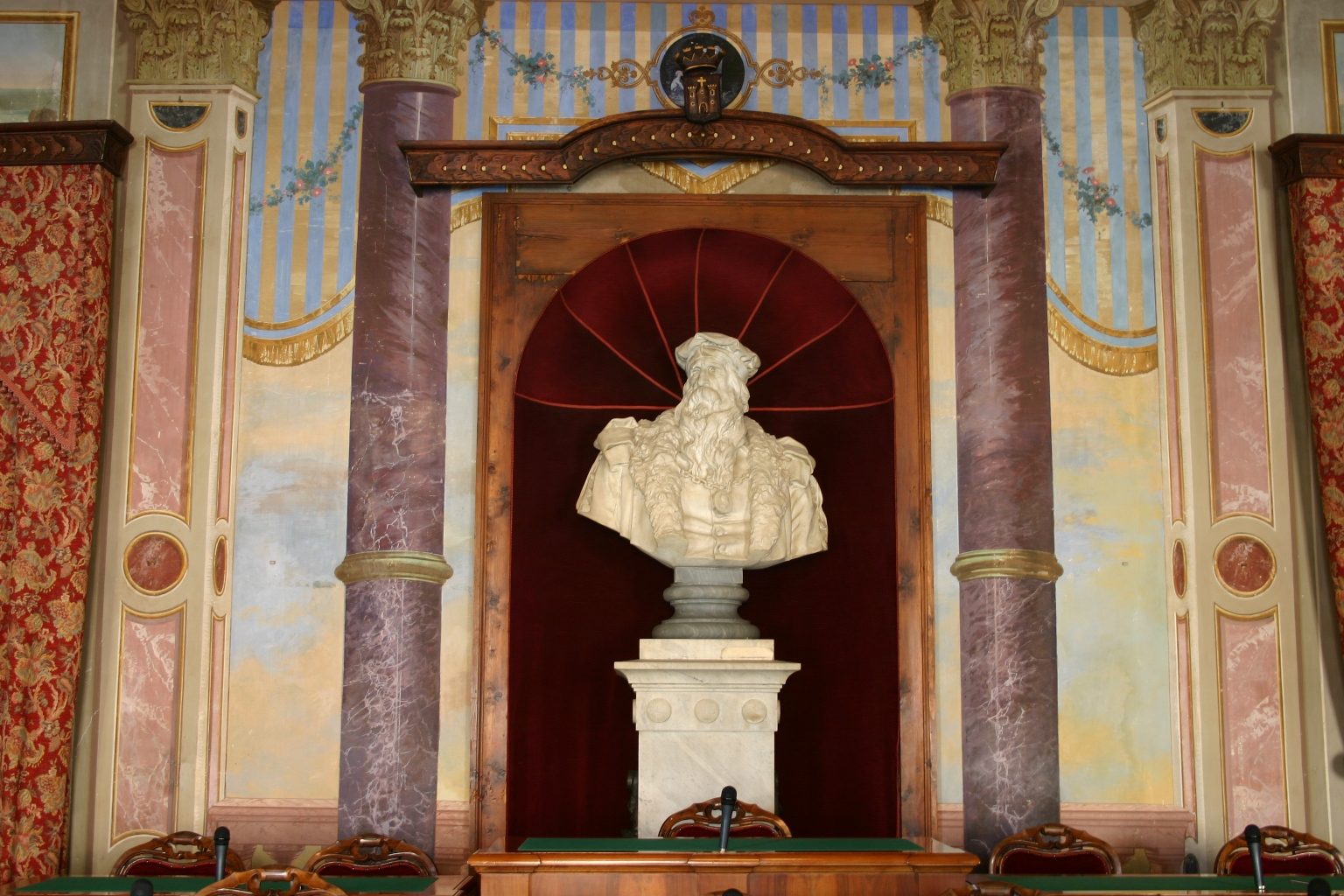 Bartolomeo Eustachi's bust, Municipality Hall, San Severino Marche, Italy - 02.JPG